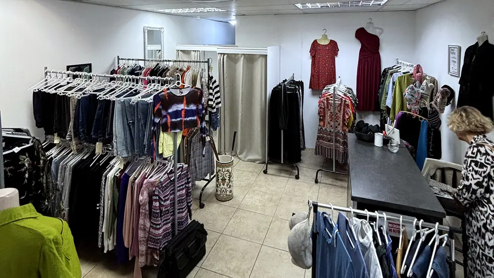 Inside Encore Thrift Shop, Kensington Square, Durban North